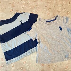 Polo by Ralph Lauren Kids' Navy and Light Gray Tees